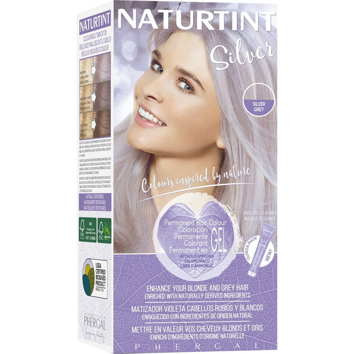 Naturtint hair color silver colorazione permanente – 170ml