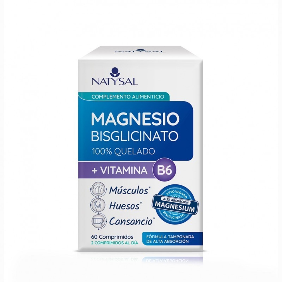 Natysal Magnesio + B6 700 mg 60 comprimidos