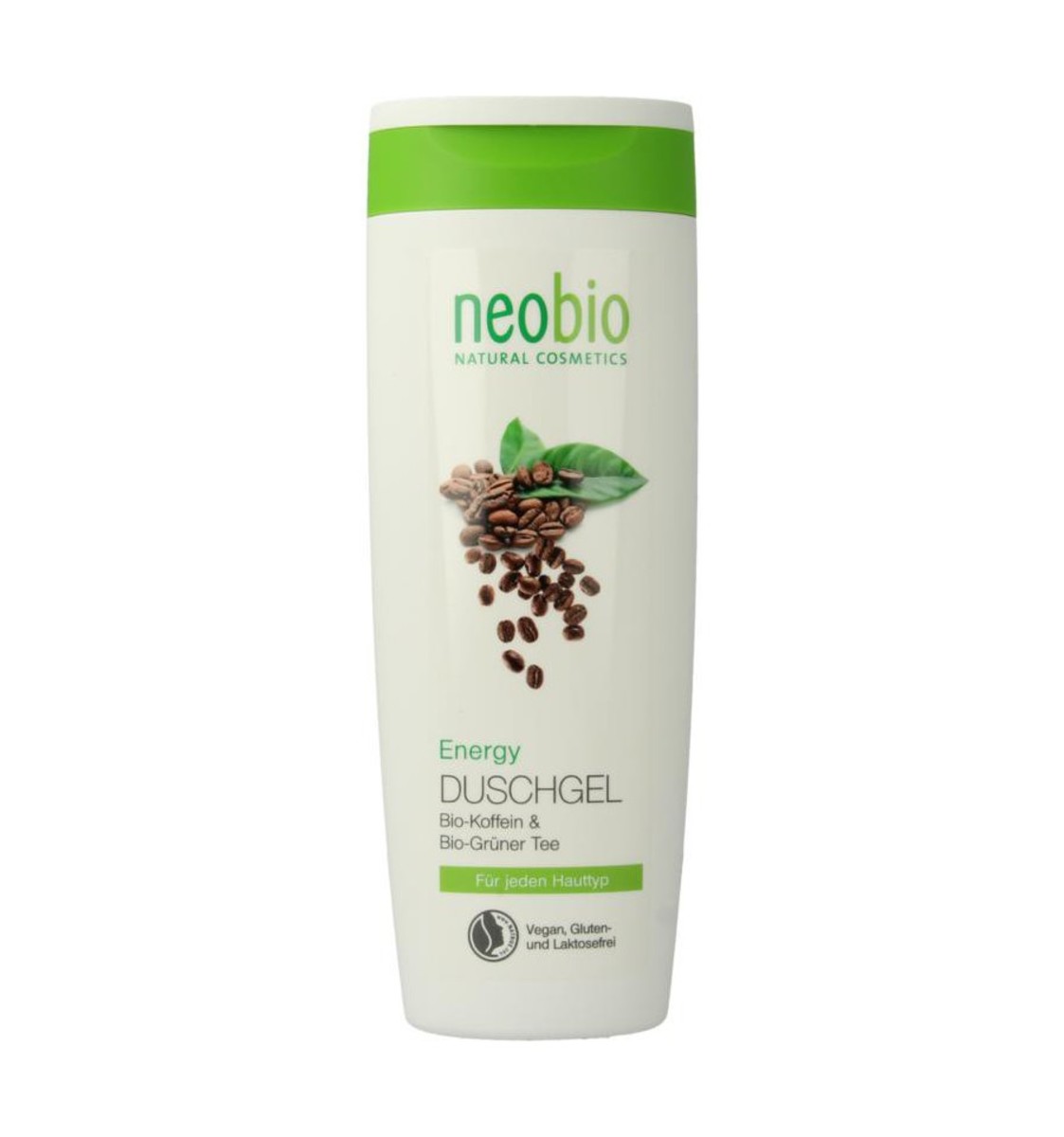 Neobio Gel Ducha Cafeína Té Verde – 250ml