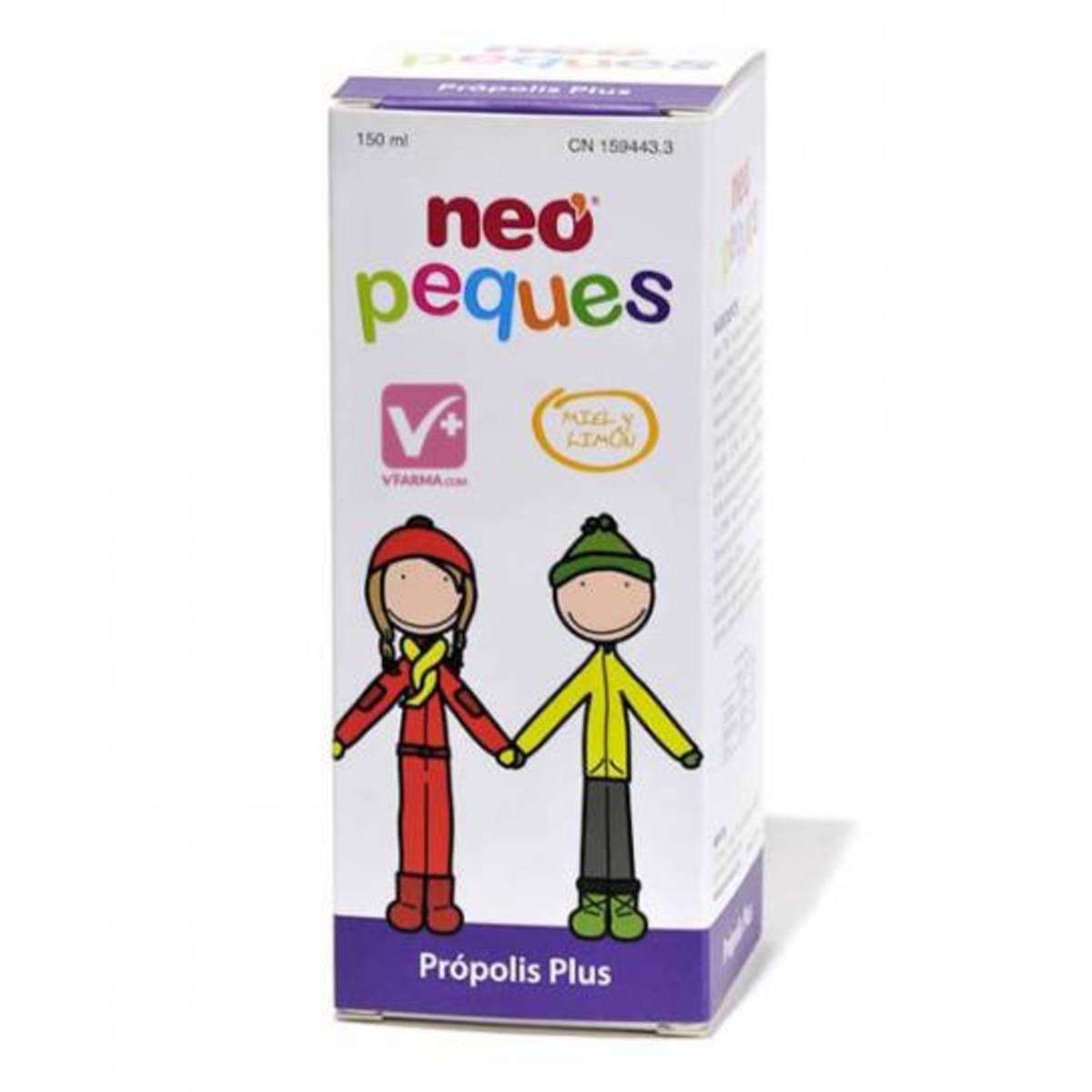Neopeques Própolis miel y limón Plus 150 ml Neo