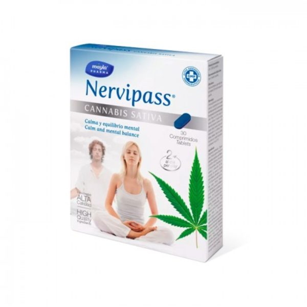 NERVIPASS CANNAVIS SATIVA CALMA E EQUILIBRIO MENTALE 30 COMPRESSI