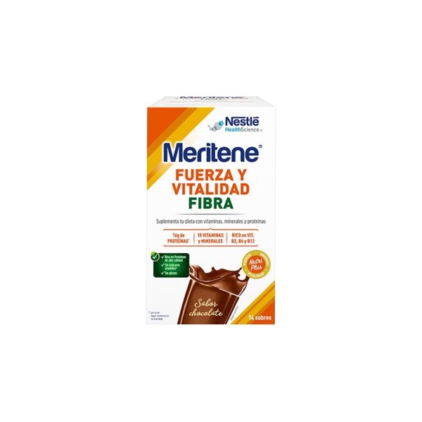 Nestlé Meritene Smaak Chocolade Vezel 14 Sachets