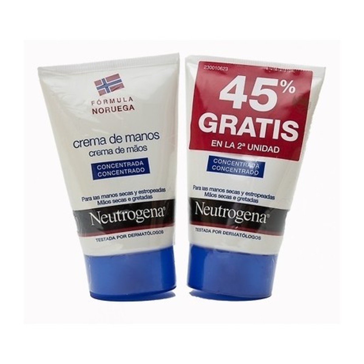 Neutrogena creme de mãos duplo concentrado 2×50 ml