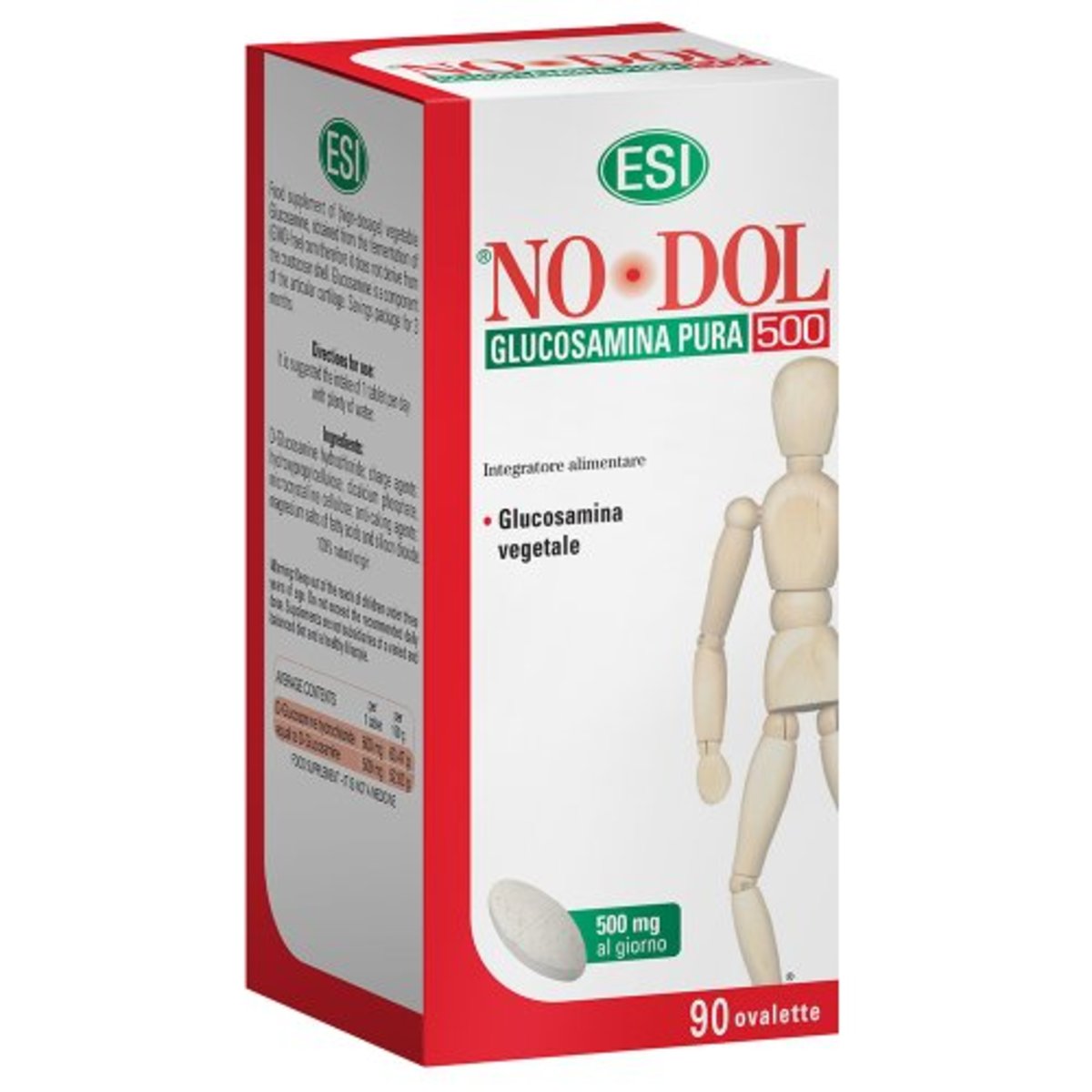 No Dol Glucosamina 500 Vegetal 90 Tabletas Trepatdiet
