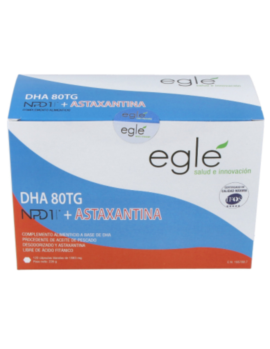 Npd1 Dha 80 Tg Astaxantina 120 cápsulas Egle