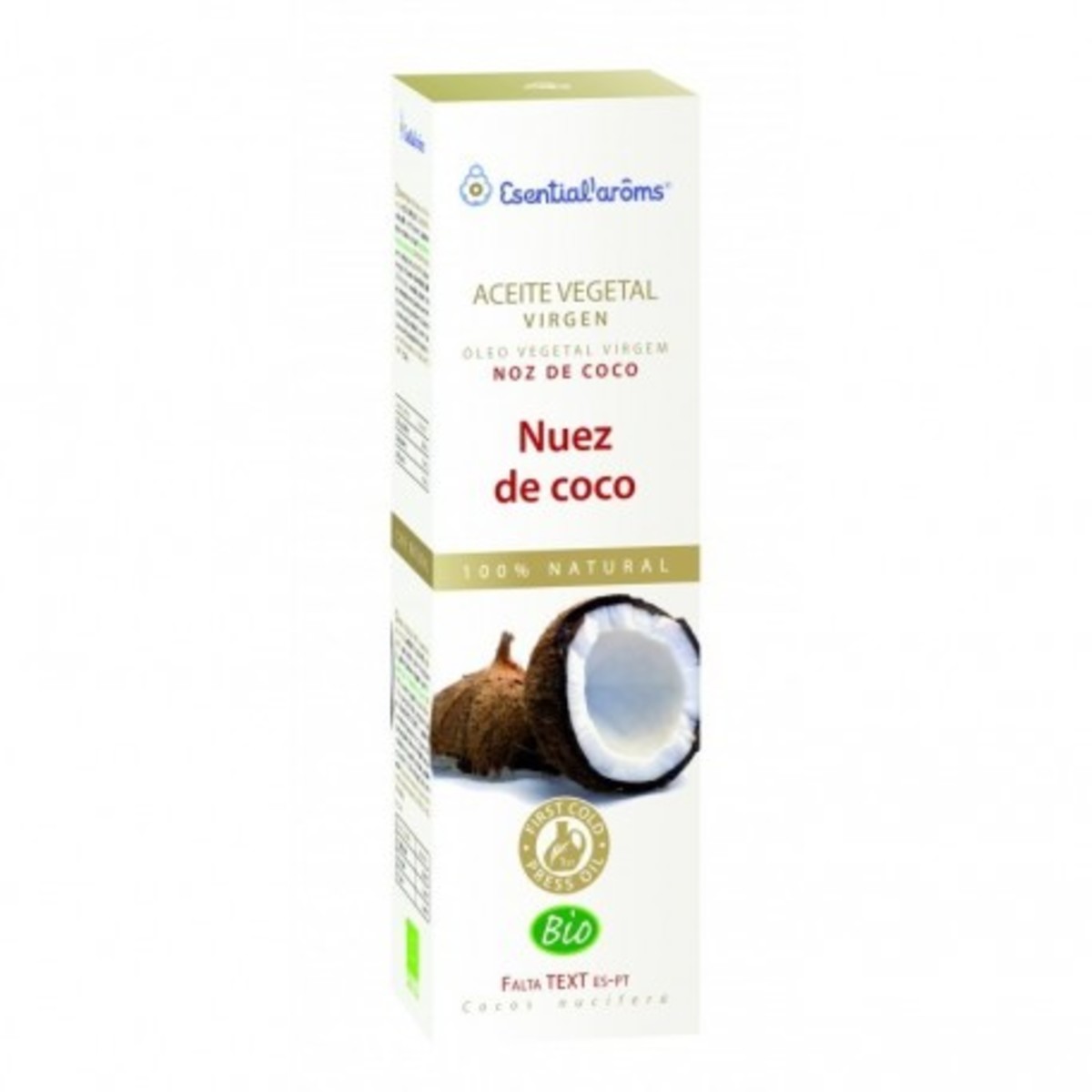 Nuez De Coco Aceite Vegetal Bio Esential Aroms – 100ml