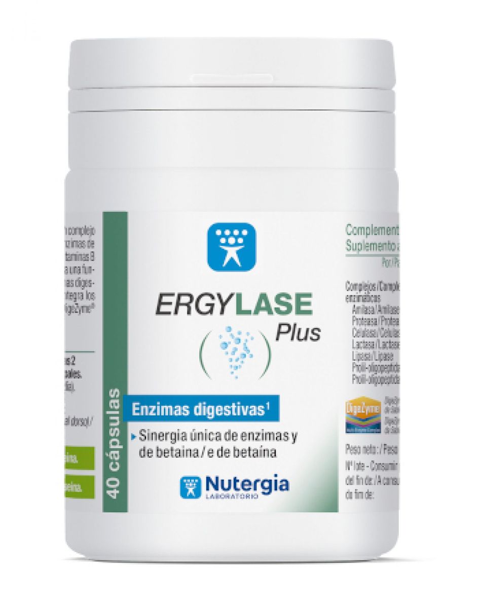 Nutergia Ergylase Plus 40 cápsulas