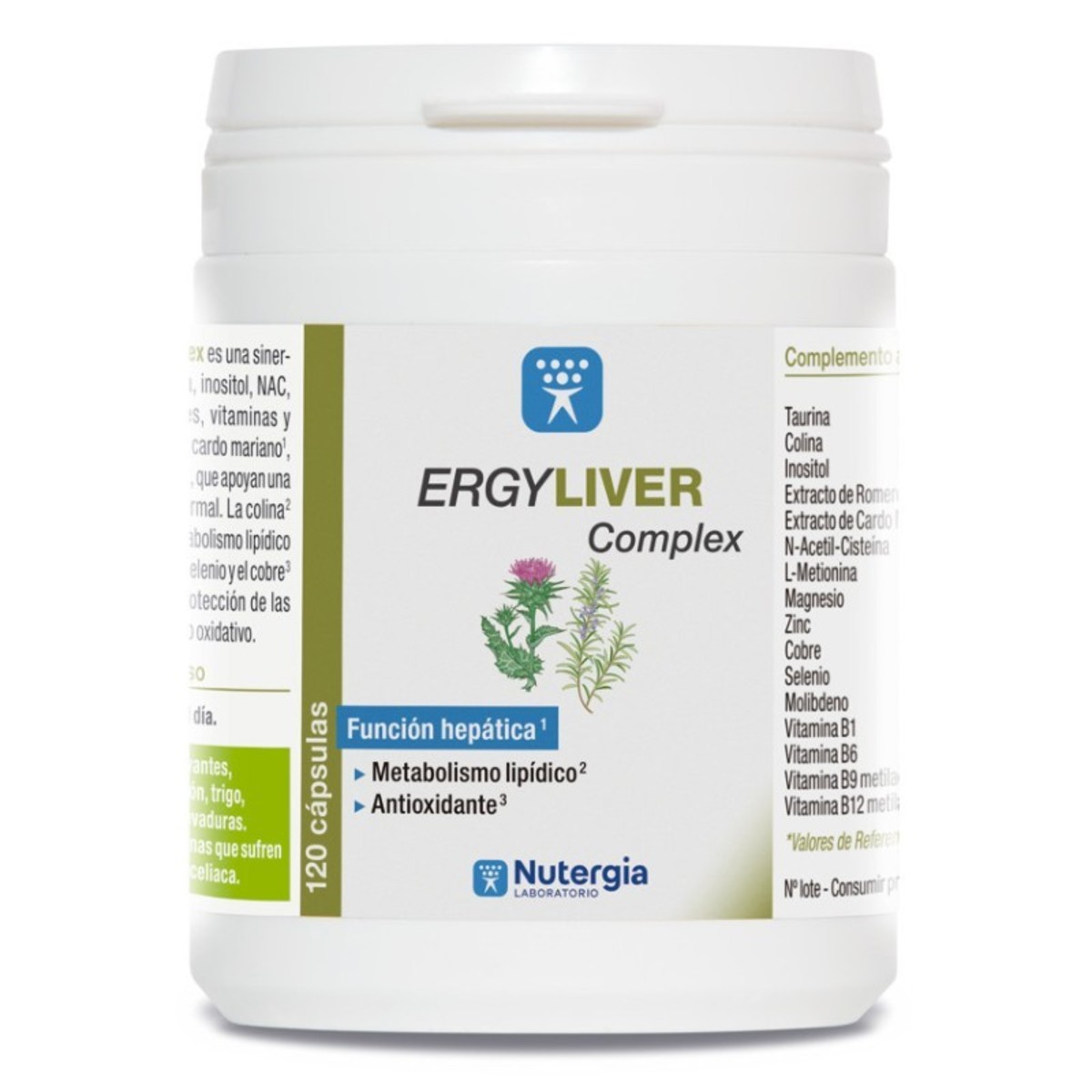 Nutergia Ergyliver Complex 120 cápsulas