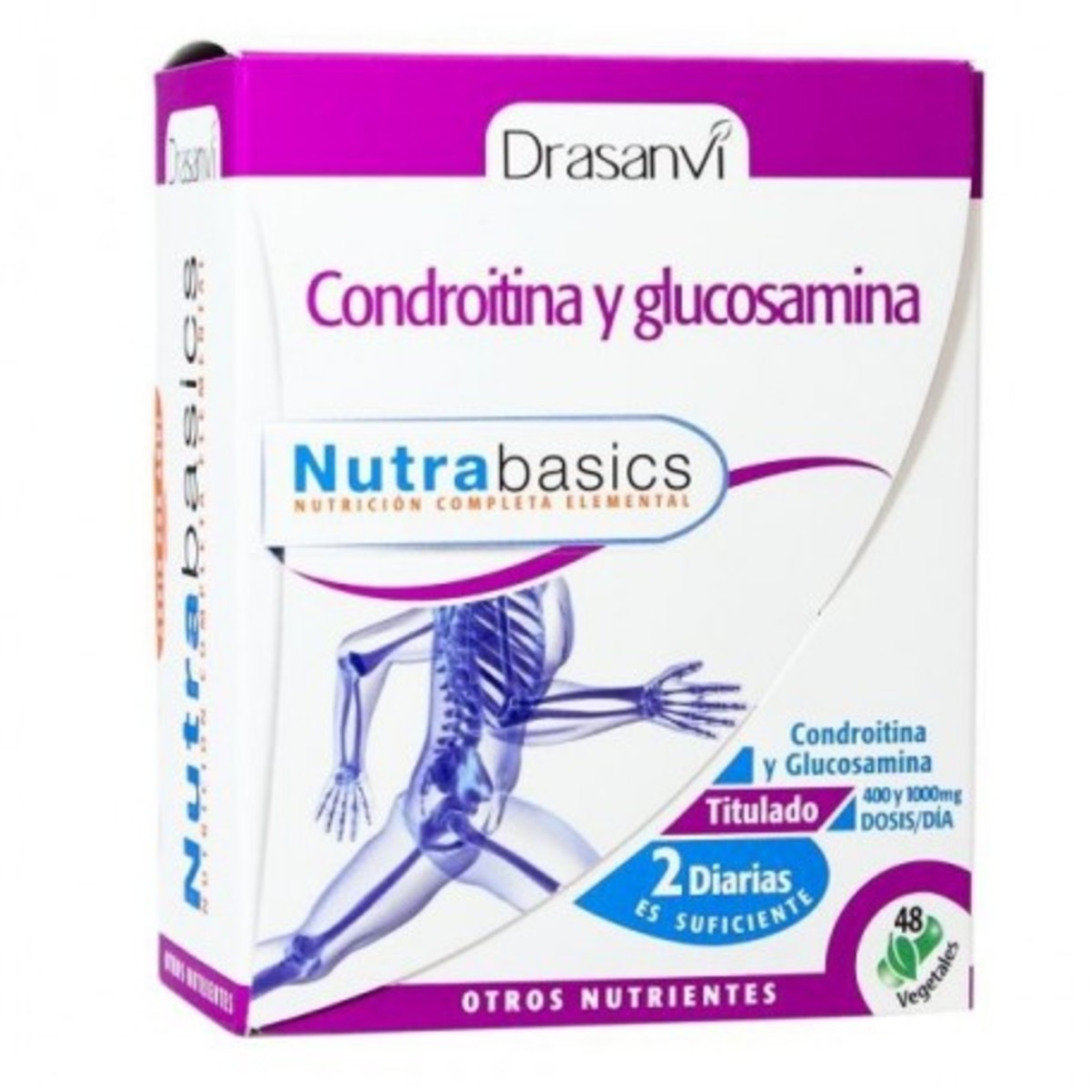 Nutrabasics Condroitina + Glucosamina 48 Cápsulas Drasanvi