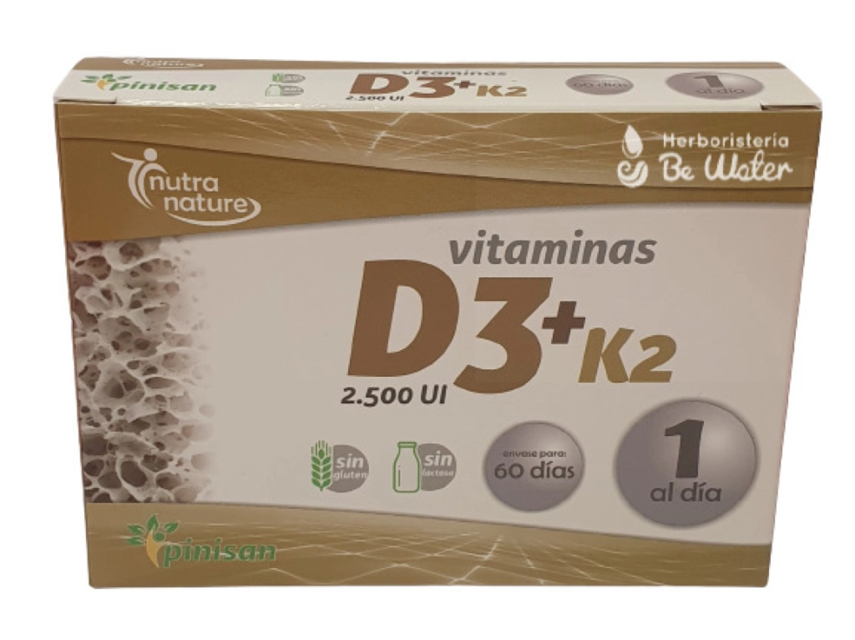 Nutranature D3+K2 60 cápsulas