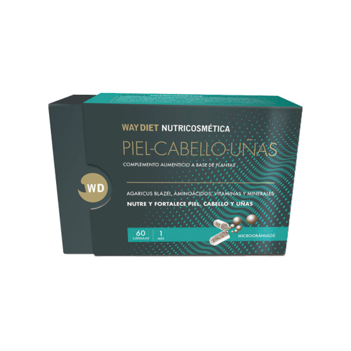 Nutricosmética Piel Cabello Uñas 60 cápsulas Wat Diet
