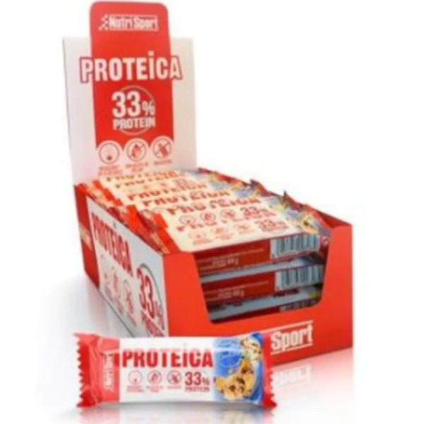NutriSport Barre Protéinée Vaini Cookies 24 unités – 44g