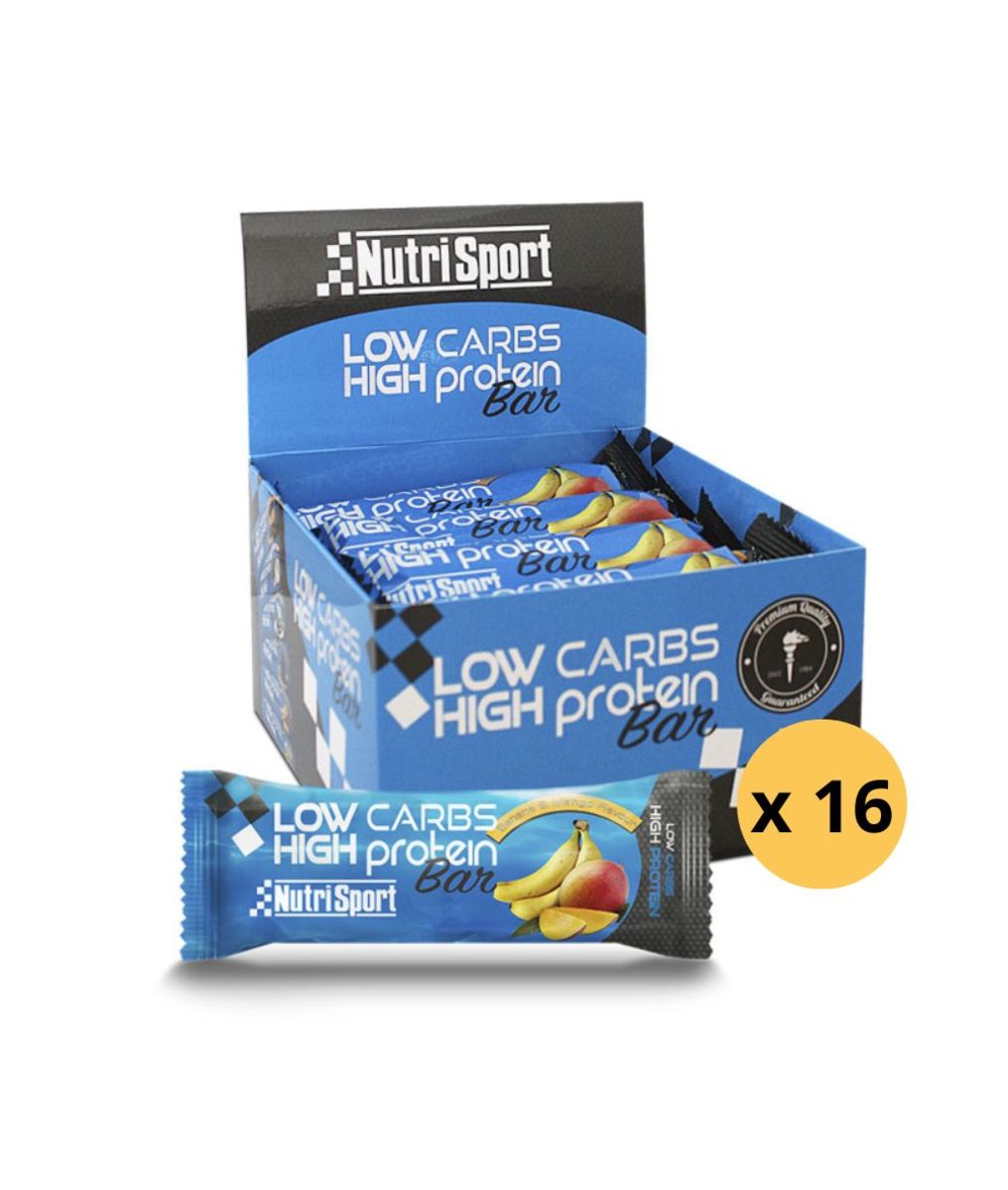 Nutrisport Barrita Proteína Banana Mango x 16 unidades – 60g