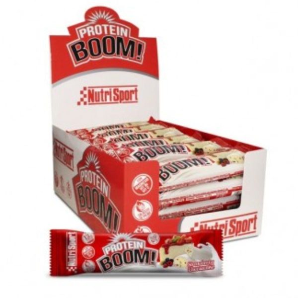 Nutrisport Riegel Protein Boom Chesscake 24 Einheiten – 49g