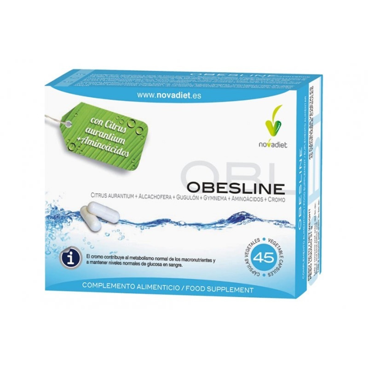 Obesline 45 cápsulas Novadiet
