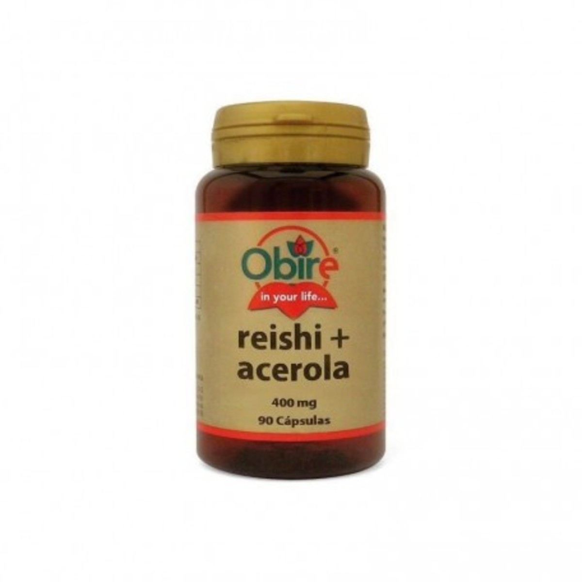 Obire Reishi (Micelio&Acerola) 400 mg 90 Cápsulas