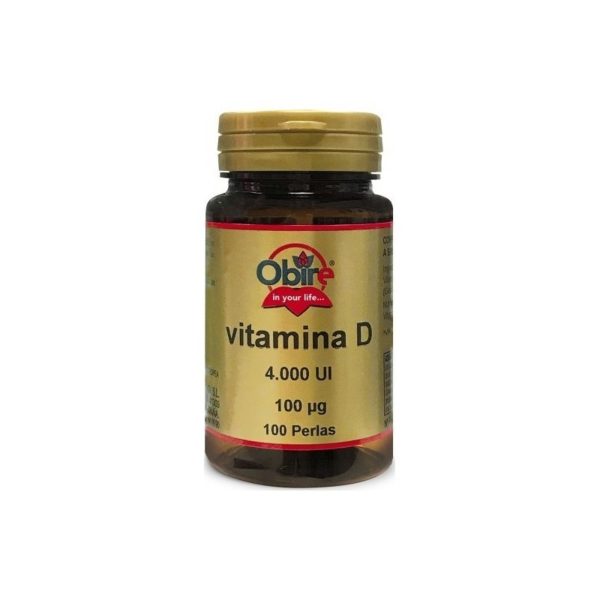 Obire Vitamina D3 4000ui 100 pérolas