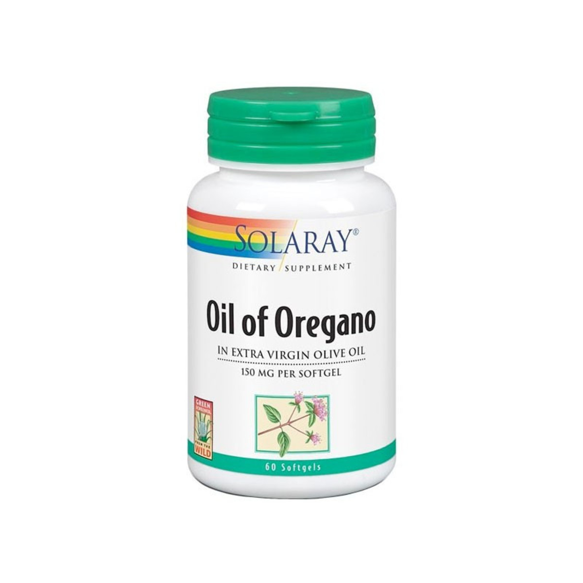 OIL OREGAN 150 mg 60 perlas Solaray