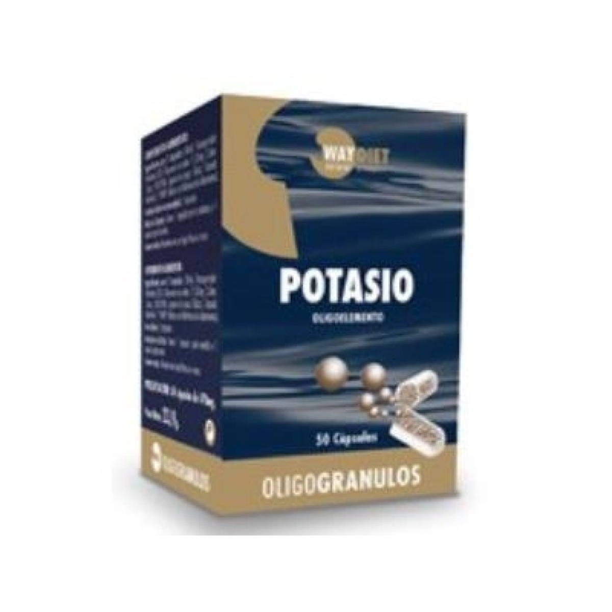 Oligogranulos de Potasio 50 Cápsulas Waydiet