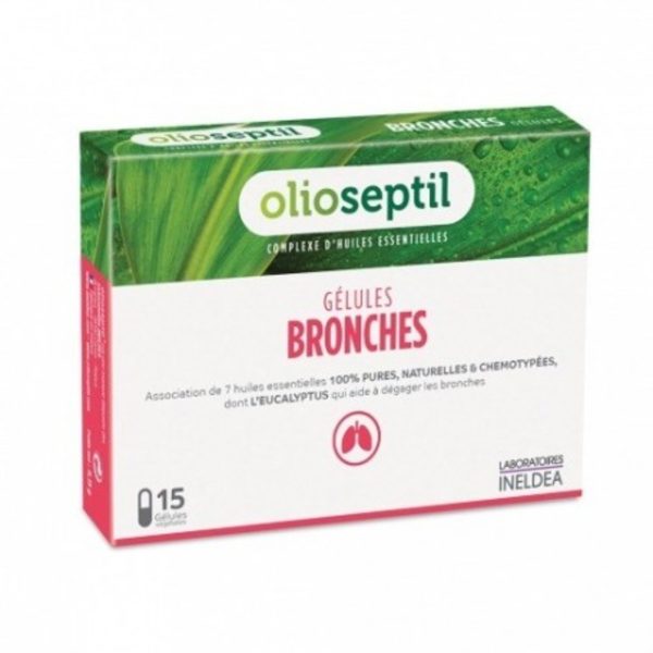Olioseptil Brônquios 15 Cápsulas Ineldea