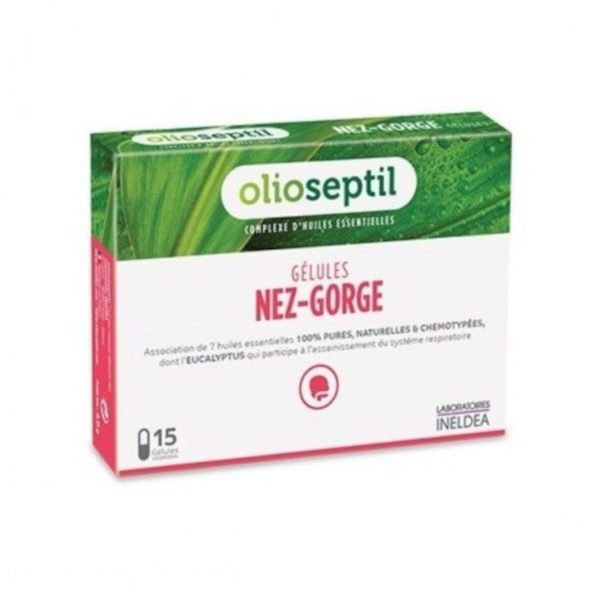 Olioseptil Nariz e Garganta 15 cápsulas Ineldea