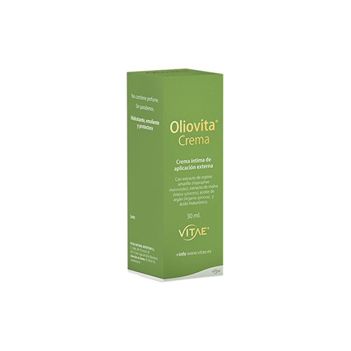 Oliovita crema íntima Vitae – 30ml