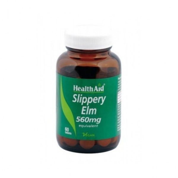 Olmo Vermelho Americano (Slippery Elm) 560 mg 60 Comprimidos Health Aid