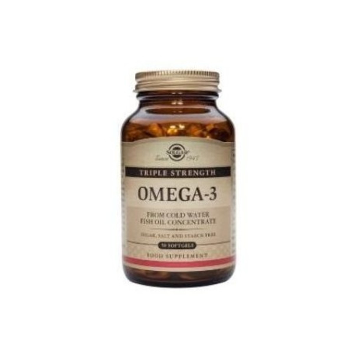Ômega 3 Tripla Concentração 50 Cápsulas Macias