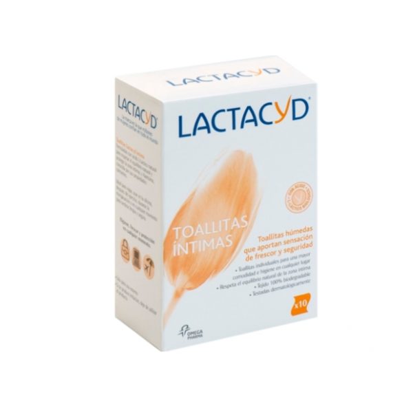 Omega Lactacyd Intim Feuchttücher 10 U
