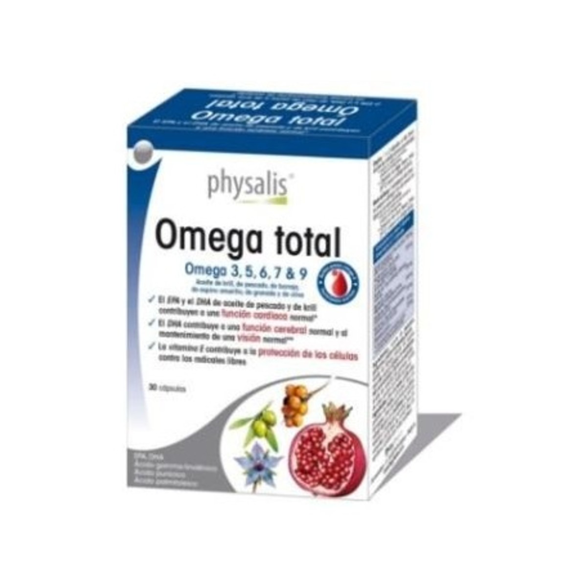 Omega Total 30 Cápsulas Physalis