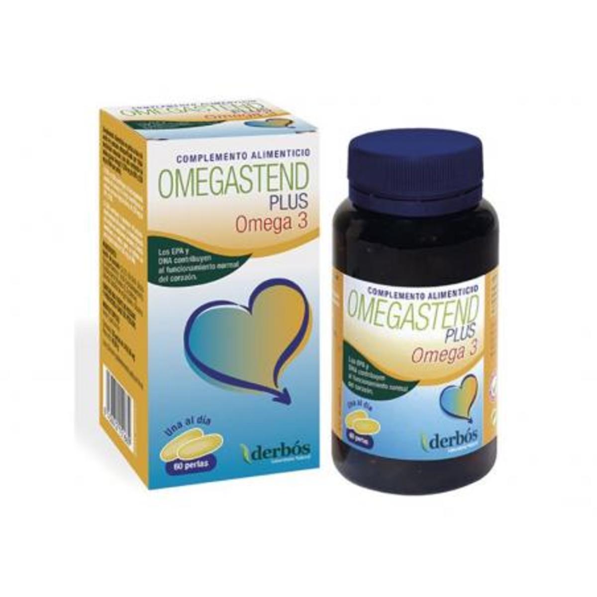Omegastend Plus 60 Perlas Omega 3 Derbós