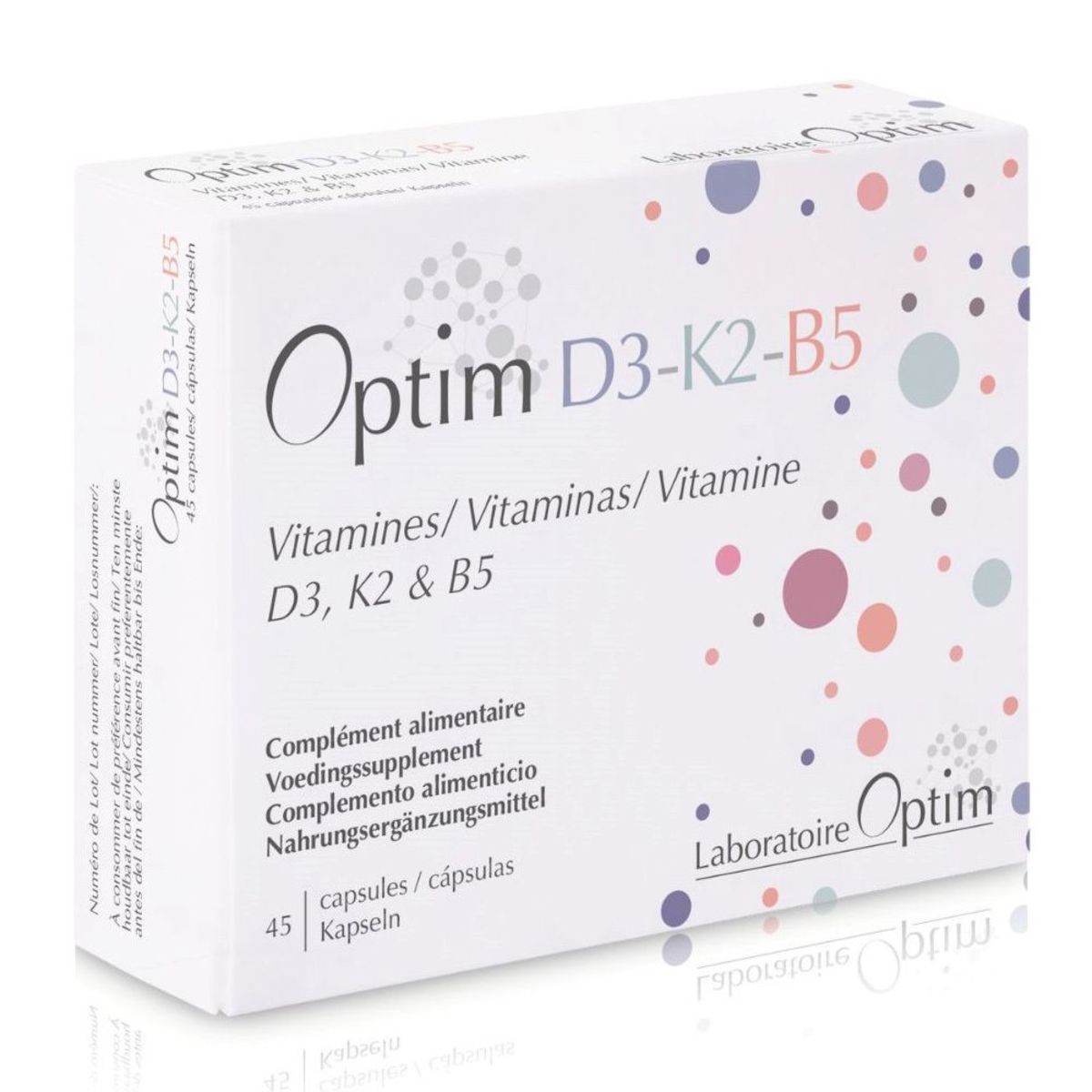 Optim Vitamina D3 K2 B5 45 cápsulas