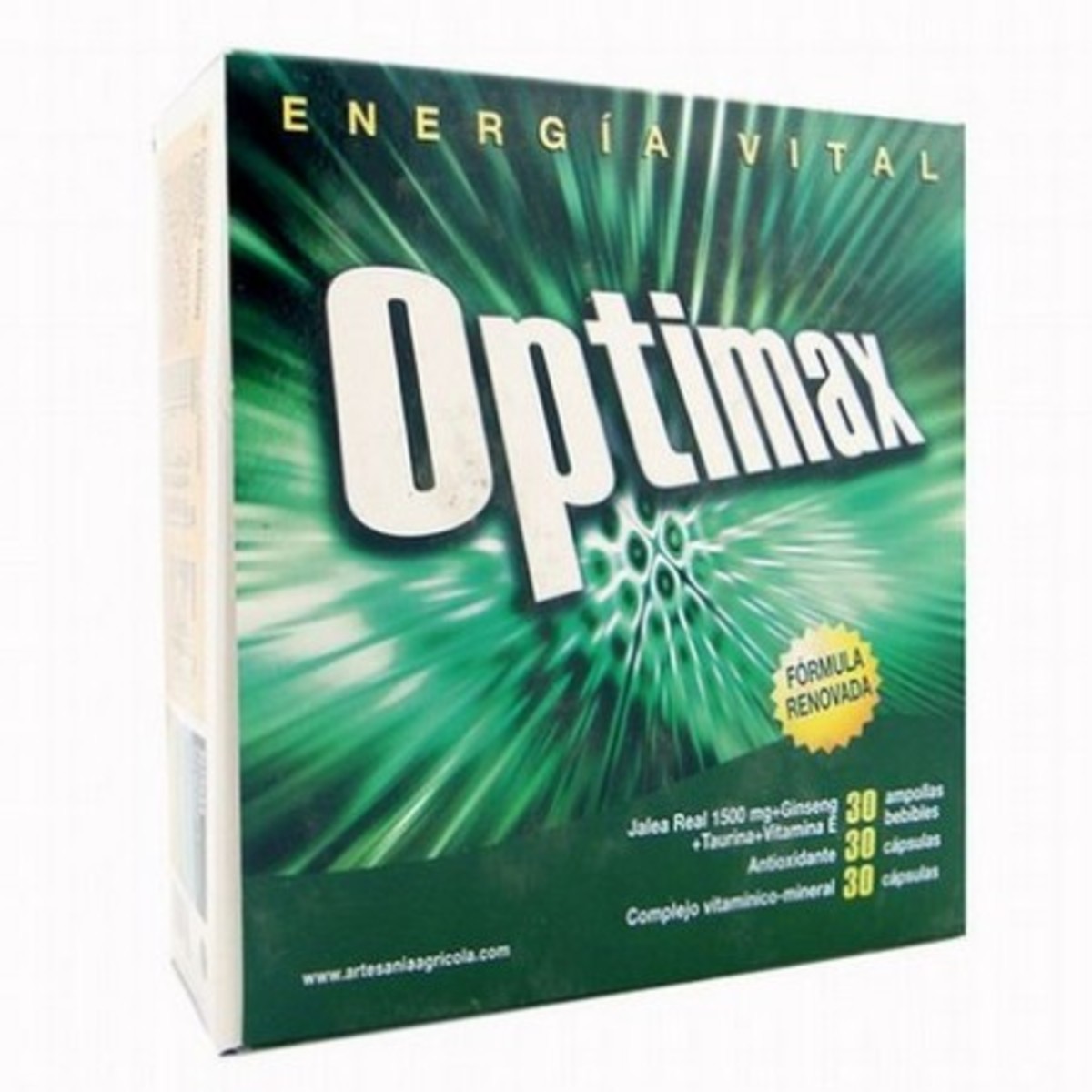 Optimax 90 – 30 Ampollas – Artesanía Agrícola