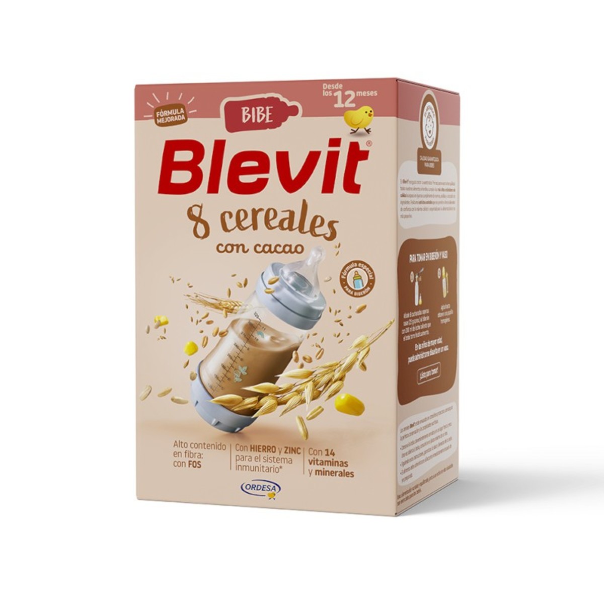 Ordesa Blevit Bibe 8 Cerealien und Kakao – 50g