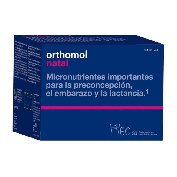 Orthomol natal granulé + capsules – 30g