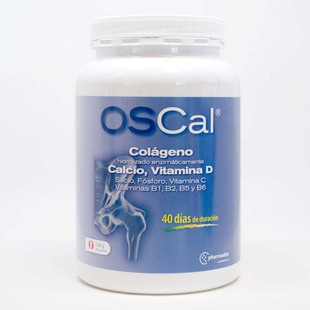 Oscal Colágeno Hidrolisado + Cálcio + Vitamina D Sabor Laranja – 528g
