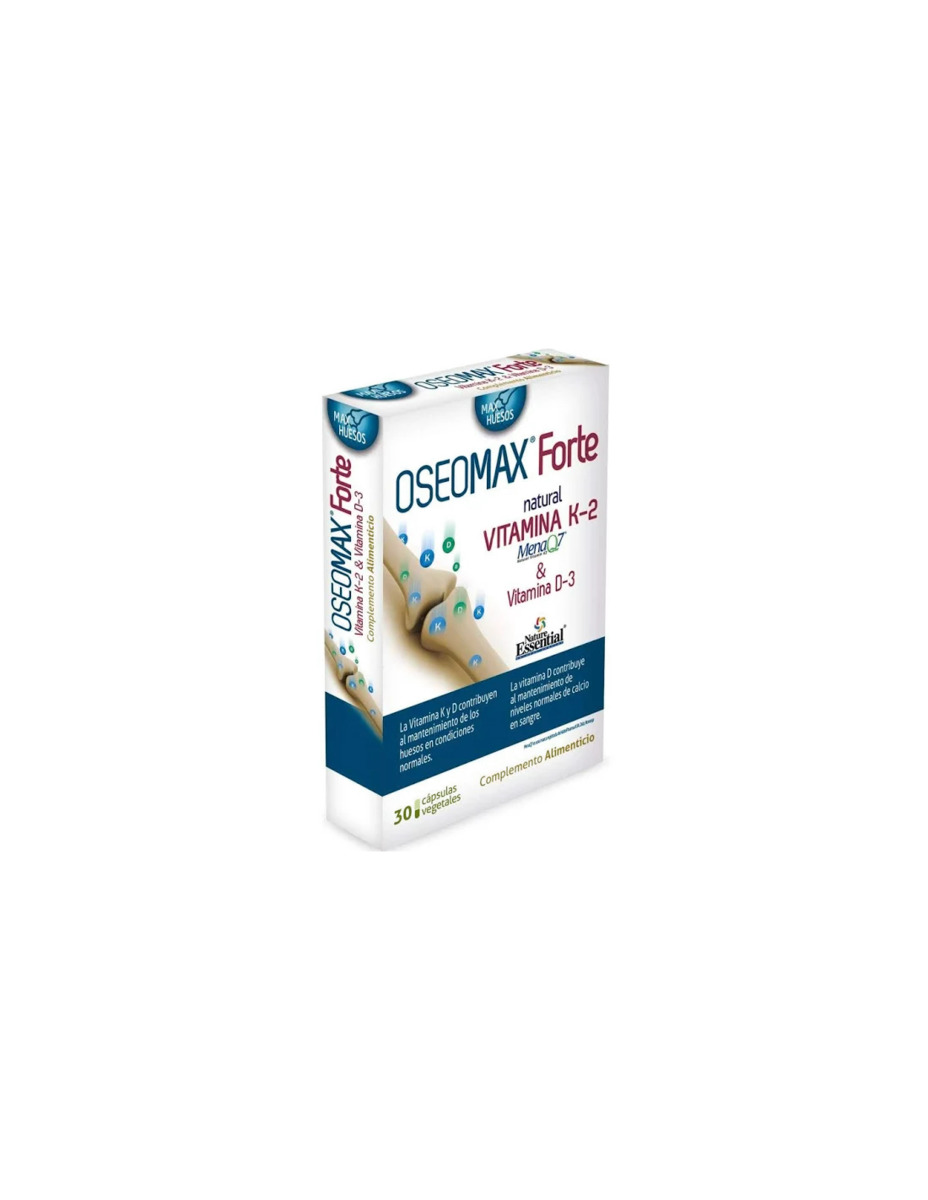 Oseomax Forte Vit K2+Vit D 3 30 V cápsulas Nature Essential