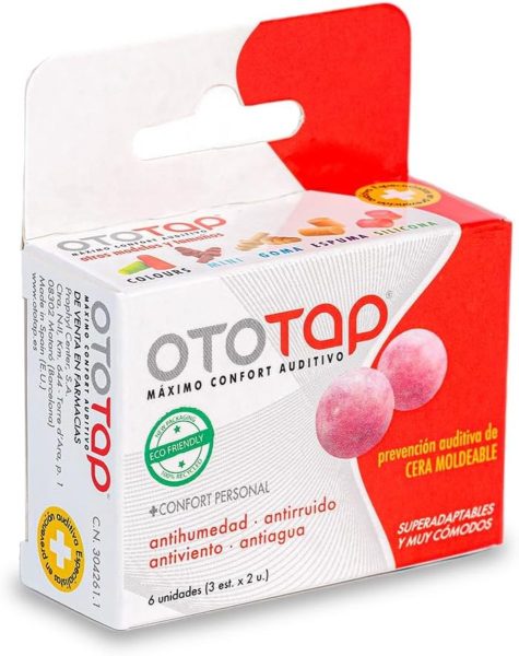 Oto-tap tapones oidos cera 6 unidades