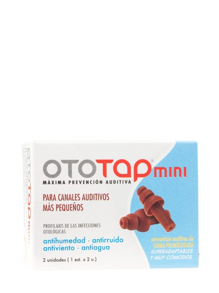 Oto-Tap Tappi Orecchie Mini Gomma 2 Unità
