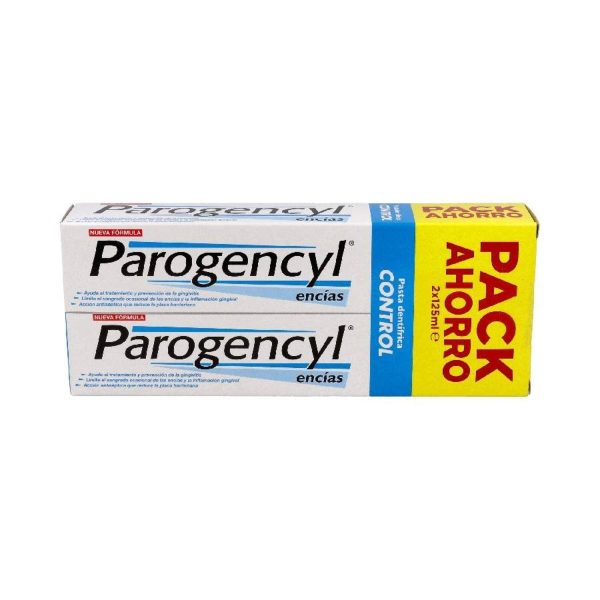 Besparingspakket parogencyl controle tandpasta dubbel 125 ml 2 eenheden