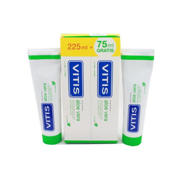 PACK PÂTE DENTIFRICE ALOE VERA AVEC FLUOR SAVEUR POMME – MENTHE