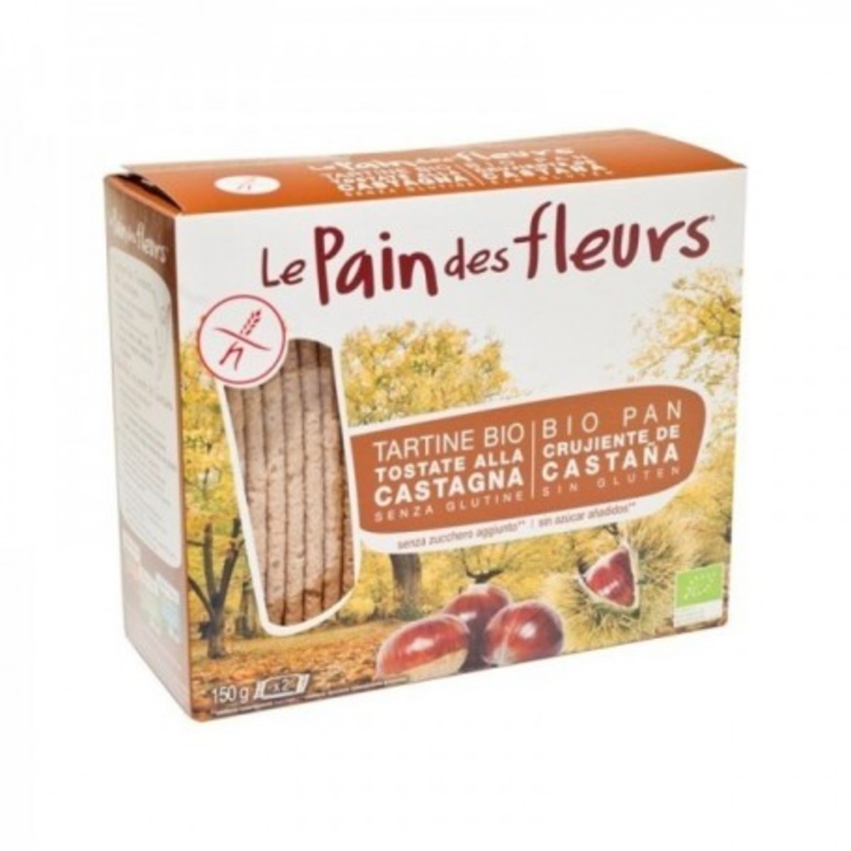 Pan De Flores Con Castañas Bio Sin Gluten Le Pain Des Fleurs – 150g