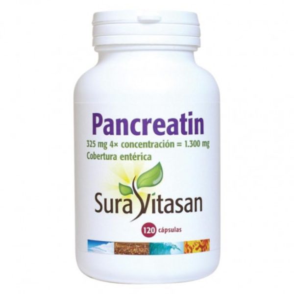 Pancreatine 1300 mg 120 Capsules Sura Vitasan