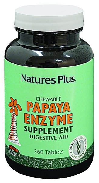Papaya Enzyme 360 Tabletten Kauwbaar Natures Plus