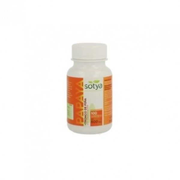 Papaya + Tronco De Piña 600 mg 100 Tabletten Sotya