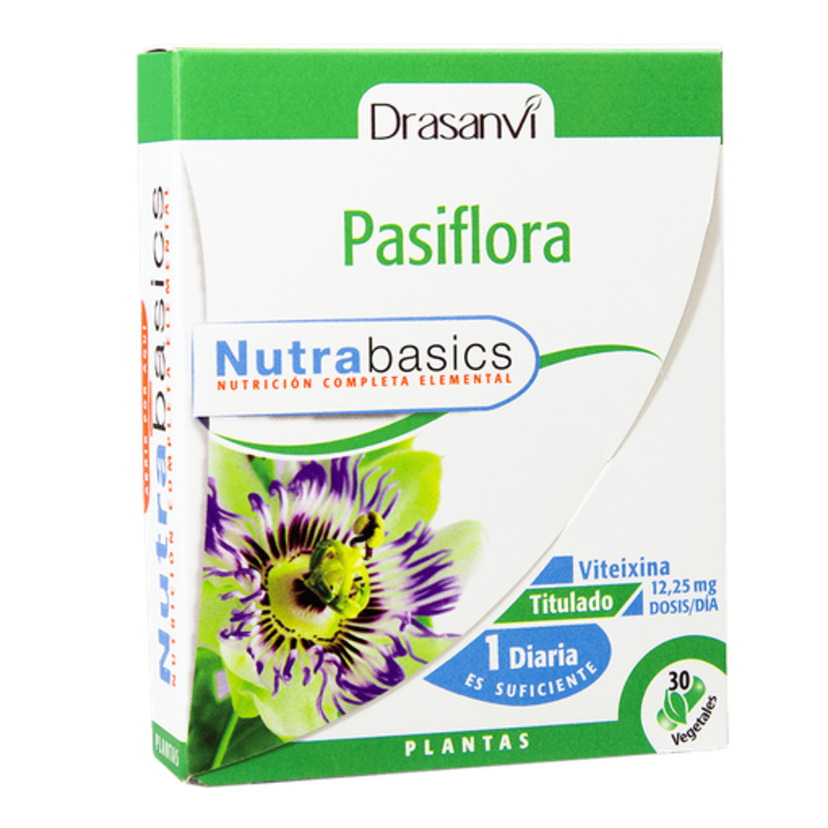 Pasiflora 30 cápsulas nutrabasicos Dra Sanvi