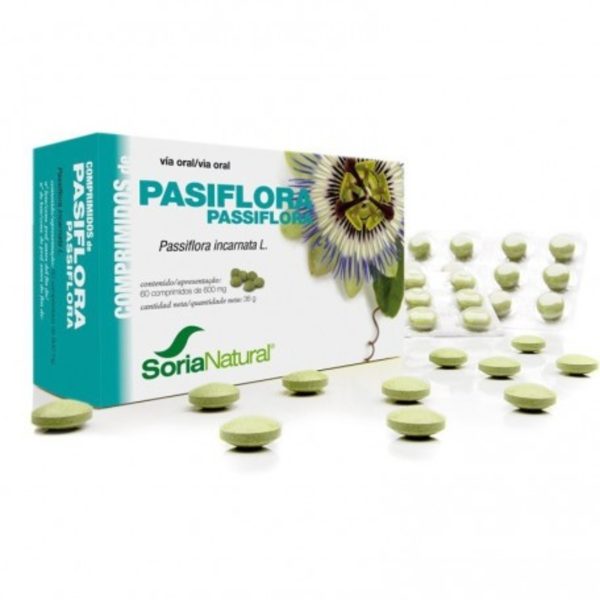 Passiflora 60 Comprimidos 600 mg Soria Natural