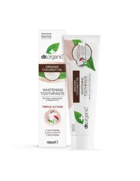 Kokosolja Tandkräm Dr Organic – 100ml