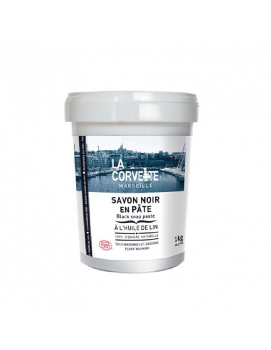 Pasta de Jabón Negro Aceite de Lino 1 Kg La Corvette