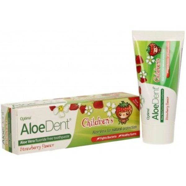 Dentifricio AloeDent Children’s gusto fragola – Óptima – 50ml